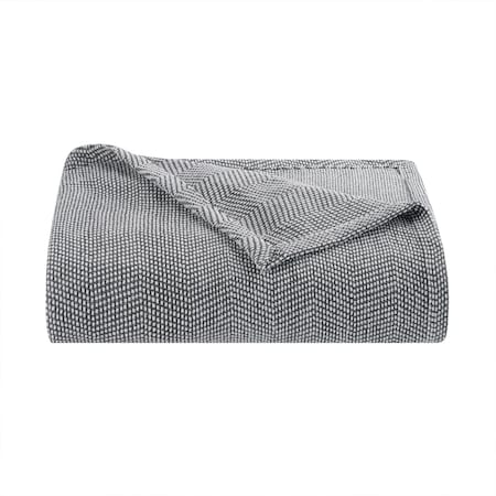 Monarch Brands Aston & Arden Chenille Throw Blanket - Dark Grey P-THROW-CHEN-DG